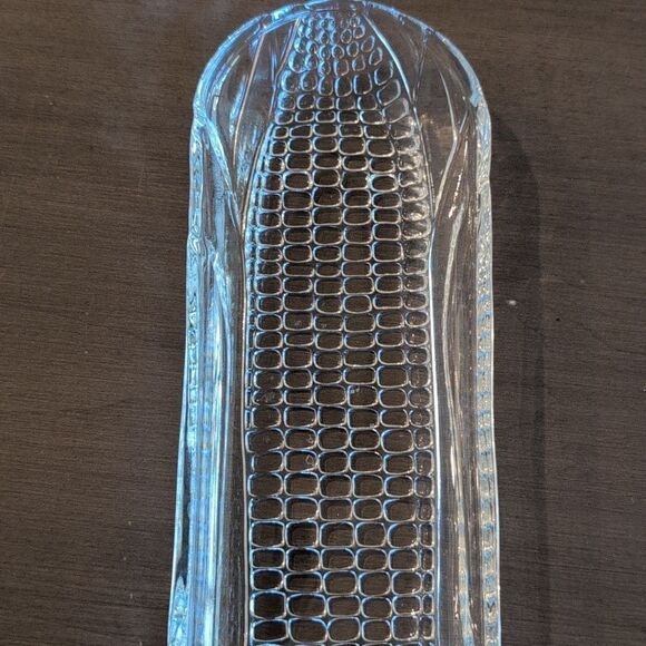 Vintage Pressed Glass Corn on the Cob Dish, Set of 4 - Picture 4 of 8
